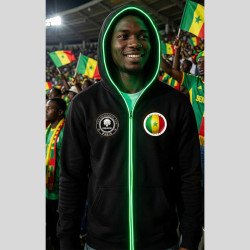 SENEGAL Xoodie - Insane - LED-Luminous hoodie for football fans