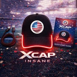 USA Xcap - Insane - SONOLuminous cap for football fans