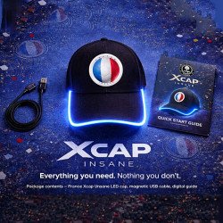 FRANCE Xcap - Insane - SONOLuminous cap for football fans